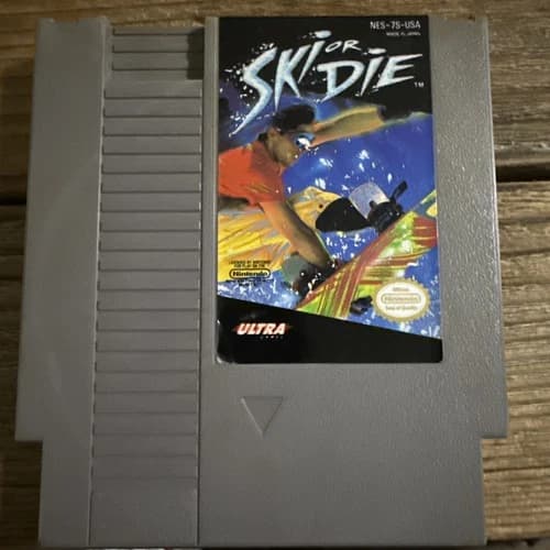 Ski or Die (Nintendo Entertainment System, 1991) Tested and Working!