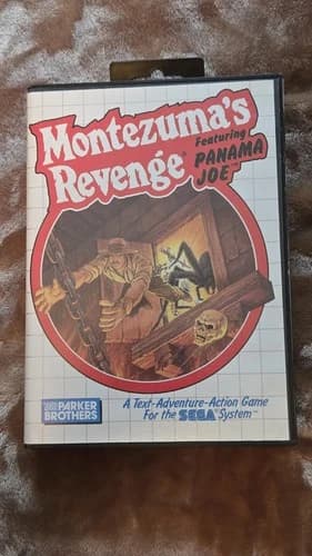Montezuma's Revenge Sega Master System SMS Complete Game W/ Manual