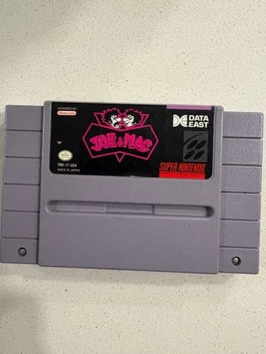 JOE & MAC (SUPER NINTENDO SNES) AUTHENTIC