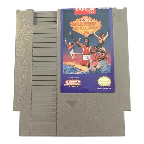 Capcom Gold Medal Challenge 92 NES Tested Authentic Nintendo Game