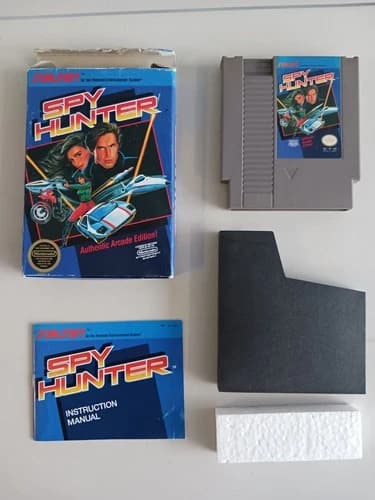 Spy Hunter NES 1987 Nintendo Video Game CIB