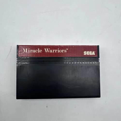 Miracle Warriors (Sega Master System SMS 1986) Game Cartridge Only