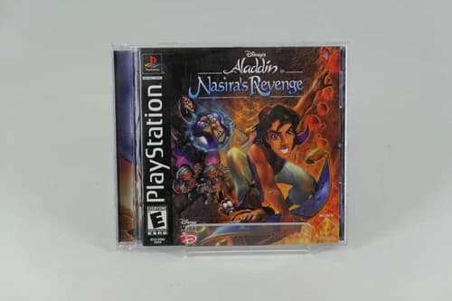 Disney's Aladdin In Nasira's Revenge Sony Playstation 1 PS1 CIB Complete Tested