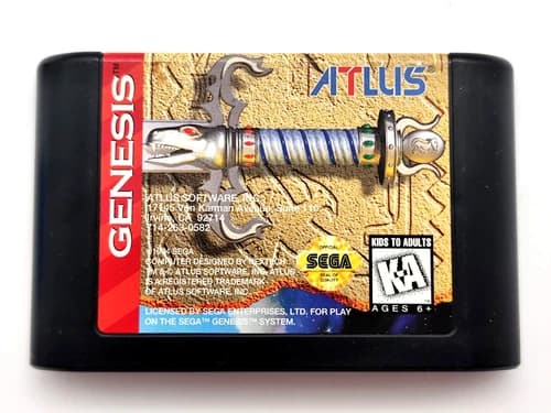 Crusader of Centy (Sega Genesis, 1994) *Cart Only* Authentic Tested - Saves!