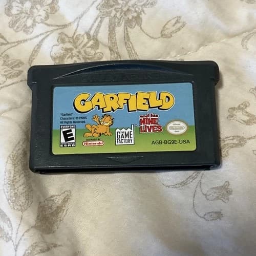 Garfield And His Nine Lives - Game Boy Advance - Tested & Working Retro Game,...