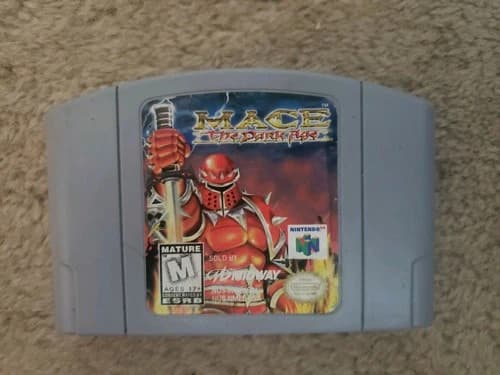 Mace the Dark Age Nintendo 64 N64 Authentic, Clean, Tested, Working
