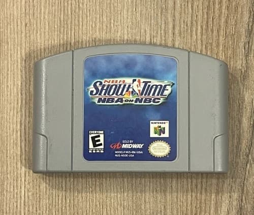 NBA Showtime: NBA on NBC N64 (Nintendo 64, 1999) Authentic Tested Works