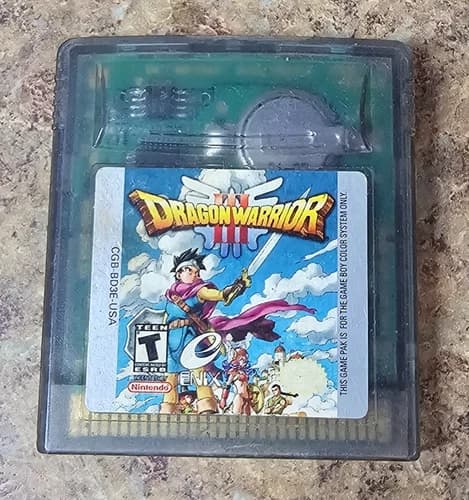 Dragon Warrior III 3 (Nintendo Game Boy Color GBC, 2001) Cartridge ONLY