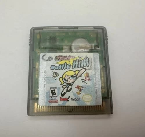 The Powerpuff Girls Battle Him Nintendo Gameboy Color Game Cartridge