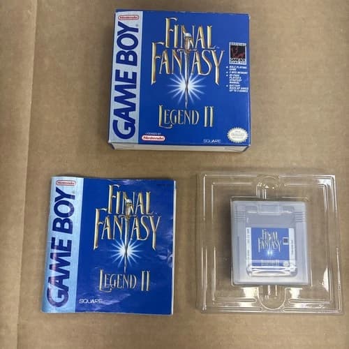 Final Fantasy Legend II Nintendo Gameboy Complete Box Battery Works NO MAP