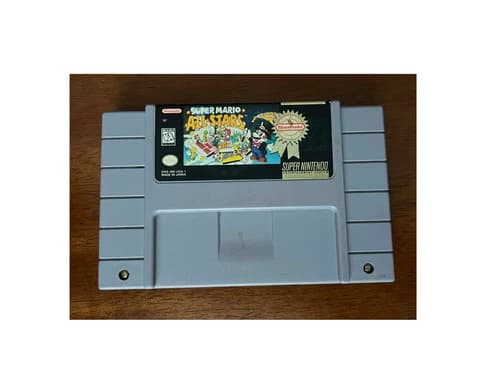 Super Mario All-Stars SNES Super Nintendo Players Choice Authentic Tested Clean