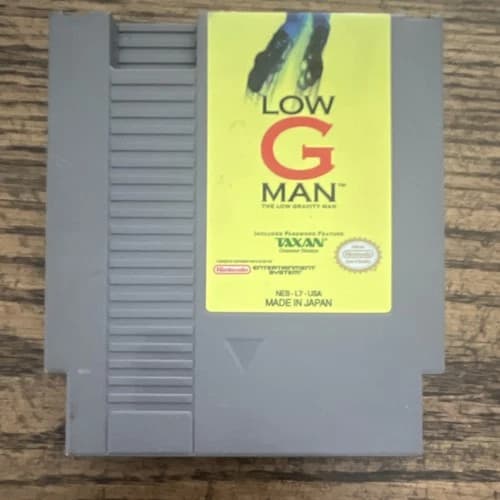 Taxan Low G Man The Low Gravity Man Password Nintendo NES NTSC-U/C US/Canada