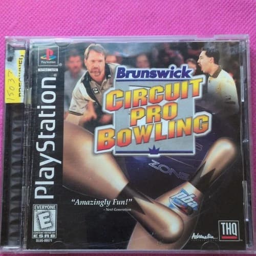 Brunswick Circuit Pro Bowling PlayStation 1 PS1 Complete with Manual