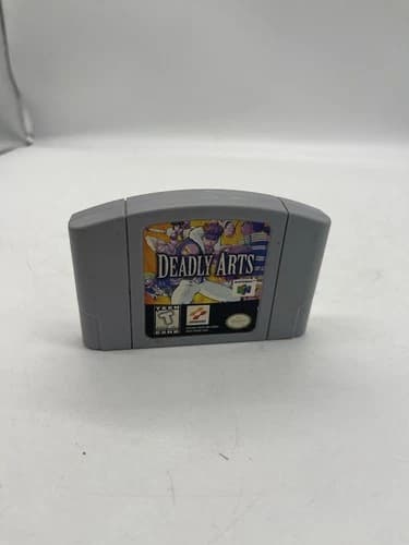 Deadly Arts (Nintendo 64, 1998) Authentic Cartridge Only Tested & Works