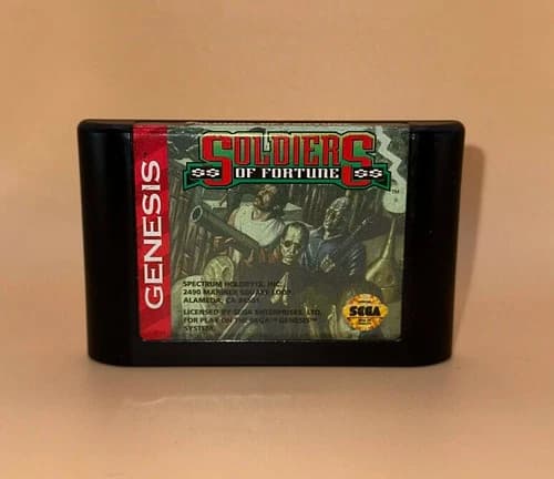 Soldiers of Fortune (Sega Genesis, 1993) Authentic