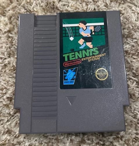Tennis (Nintendo Entertainment System, 1985 NES) Authentic Cartridge
