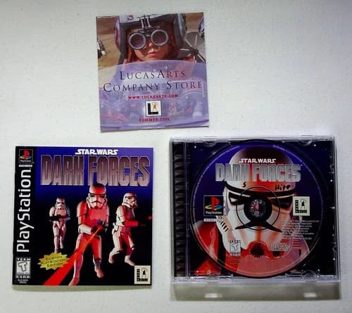 Star Wars Dark Forces Custom PlayStation Edition PS1 Video Game FPS