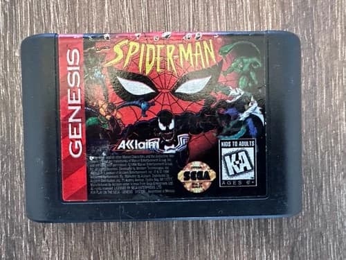 Spider-Man the Animated Series (Sega Genesis, 1994) Game Only