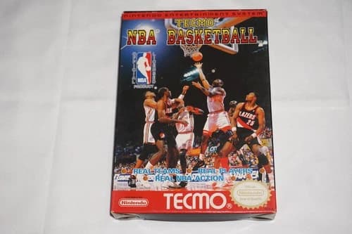 Tecmo NBA Basketball (Nintendo NES) Complete in Box CIB