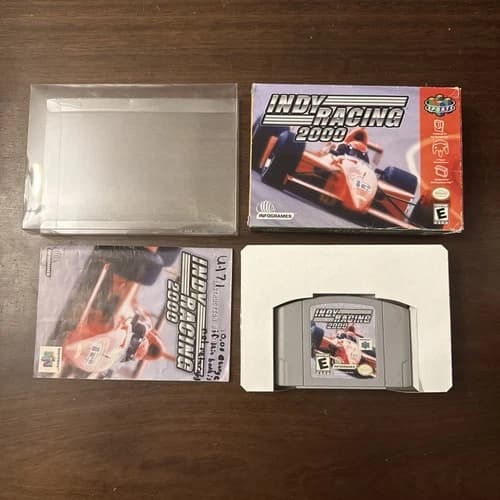 Indy Racing 2000 (Nintendo 64 N64) Complete - Tested - Authentic