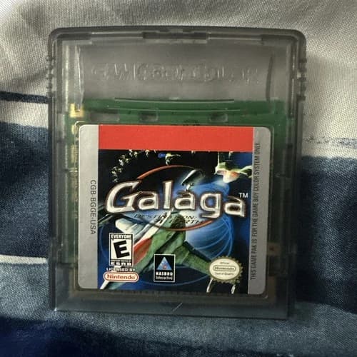 Galaga Destination Earth Nintendo Gameboy, authentic, tested, game boy game, GBC