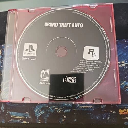 Grand Theft Auto (Sony PlayStation 1, 1998) PS1 Clean, Tested, Working Disc Only