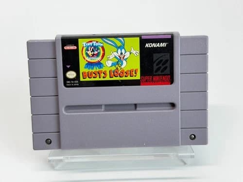 Tiny Toon Adventures: Buster Busts Loose! (Super Nintendo SNES) Authentic