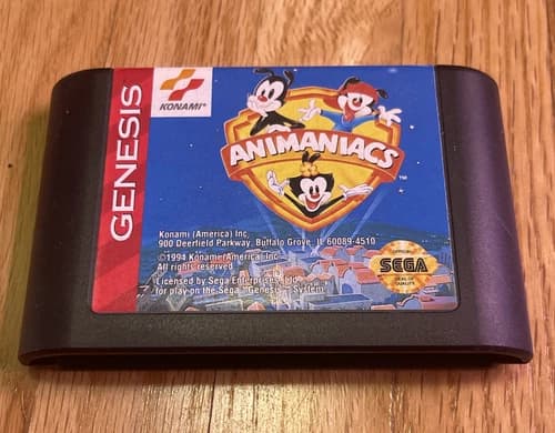 Animaniacs (Sega Genesis, 1994) Konami