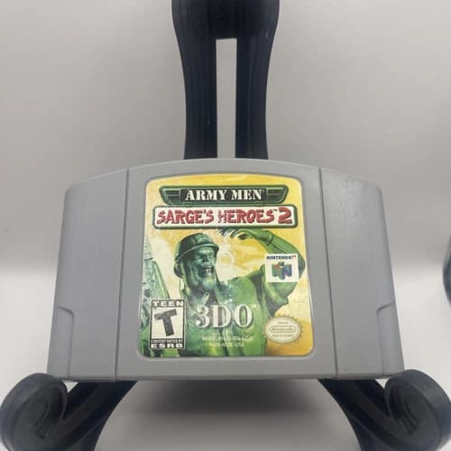 Army Men Sarge's Heroes 2 Grey (Nintendo 64, N64, 2000) Cartridge Only