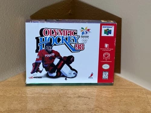 Olympic Hockey 98 Nintendo 64 CIB Complete w/ All Inserts | N64 Midway Nagano
