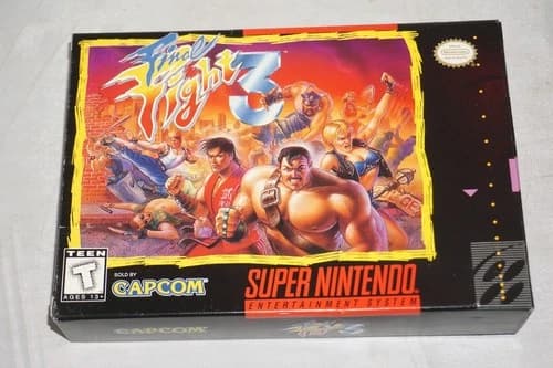 Final Fight 3 (Super Nintendo SNES) Complete in Box CIB