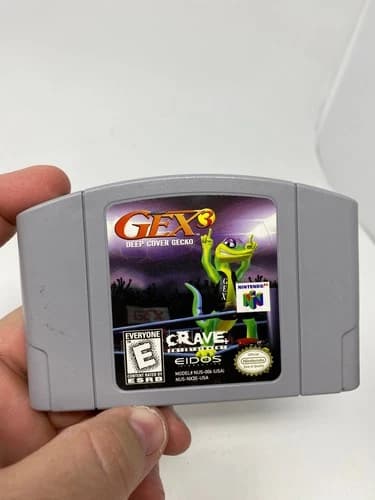 Gex 3: Deep Cover Gecko Nintendo N64 Game Authentic Cartridge Only Tested Works