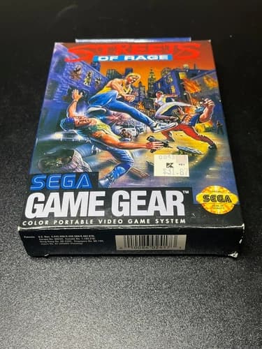 Streets of Rage CIB (Sega Game Gear, 1992) 🔥Nice Condition🔥A23