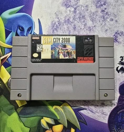🔥SimCity 2000 AUTHENTIC WORKS (Super Nintendo Entertainment System, 1995)
