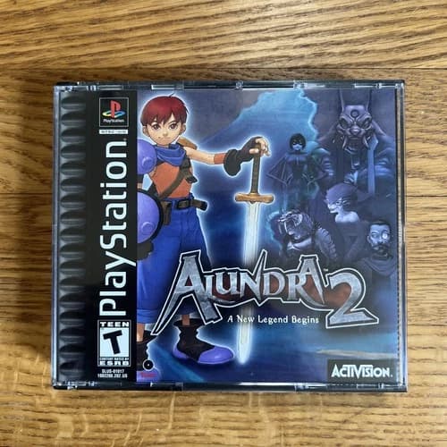 Alundra 2 Sony PlayStation 1, 2000, Complete In Box Very Good