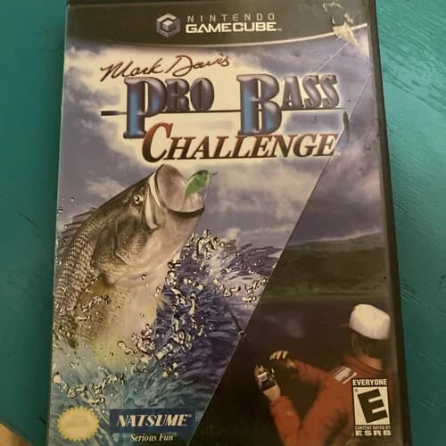 Mark Davis Pro Bass Challenge Nintendo GameCube NO Instructions 🎣 🐟