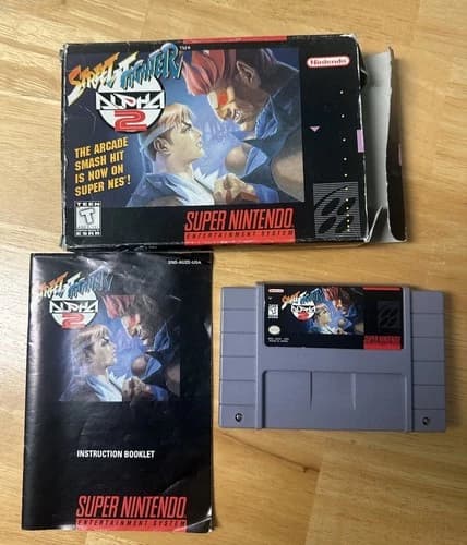 Street Fighter Alpha 2 (Super Nintendo Entertainment System) SNES Complete CIB