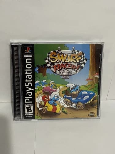 Smurf Racer (Sony PlayStation 1, 2001) PS1 Complete w/ Manual - Tested