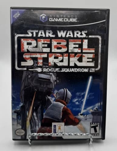 Nintendo Gamecube Star Wars Rogue Squadron III Rebel Strike (2003) CIB Tested