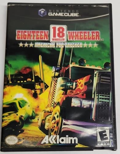 Eighteen 18 Wheeler American Pro Trucker (Nintendo GameCube, 2002) Complete