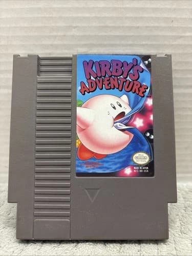 Kirby's Adventure 1993 Nintendo NES Game Cart Only - Tested & Working
