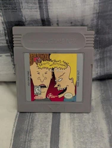 MTV's Beavis and Butt-head (Nintendo GameBoy, 1998) Game Only - Tested & Working