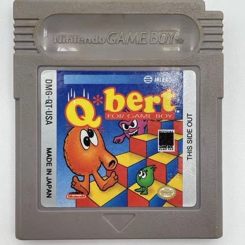 VTG Q*bert (Nintendo Game Boy 1992) Cartridge Only - Tested & Working Authentic