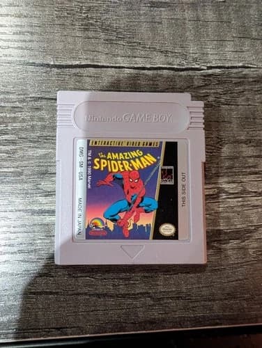 The Amazing Spider-Man (Nintendo Game Boy, 1990) Authentic Cartridge Only
