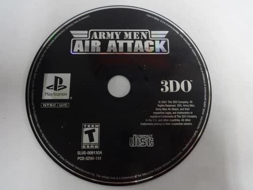 Army Men Air Attack Sony Playstation One PS1 PSX Game Disc Only Free Ship