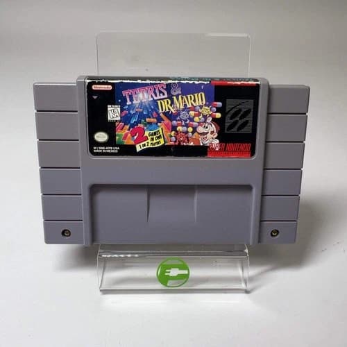 Tetris and Dr. Mario (Super Nintendo SNES, 1994)