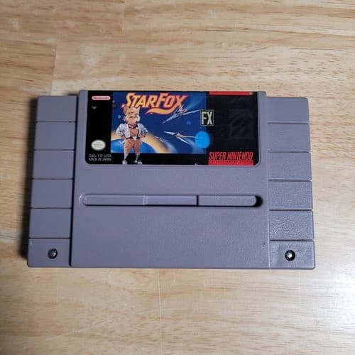 Star Fox SNES Super Nintendo Entertainment System, 1993 - Tested