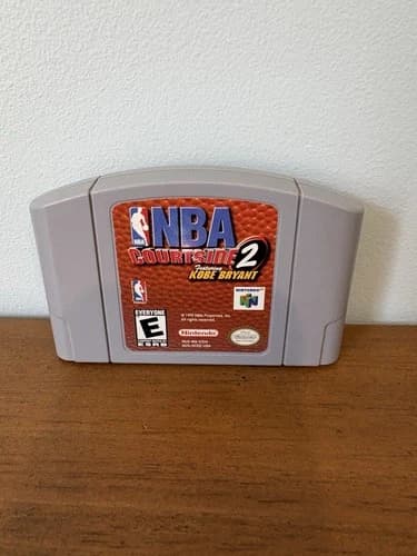 NBA Courtside 2 Kobe Bryant N64 Game Nintendo 64