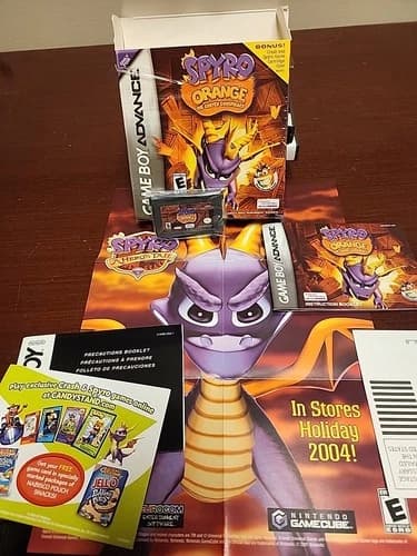 Spyro Orange The Cortex Conspiracy (Game Boy Advance GBA) (COMPLETE IN BOX CIB)