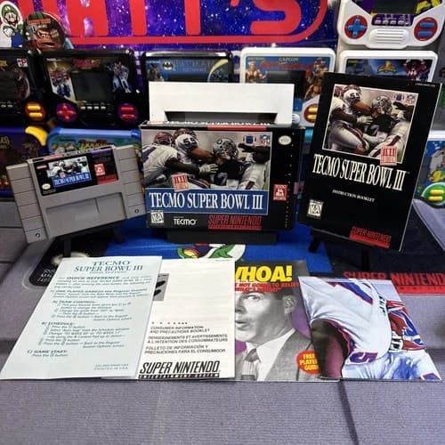 Tecmo Super Bowl 3 SNES Full Cib